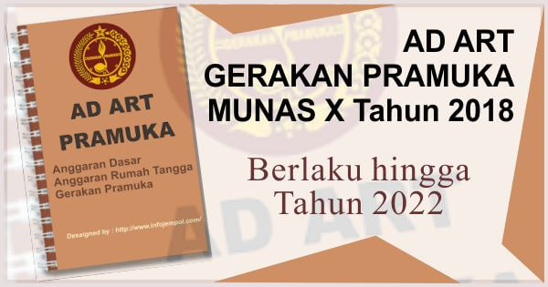 Ad Art Gerakan Pramuka Terbaru Tahun 2019 Hasil Munas X 2018 Anggaran Dasar Dan Rumah Tangga Part 1