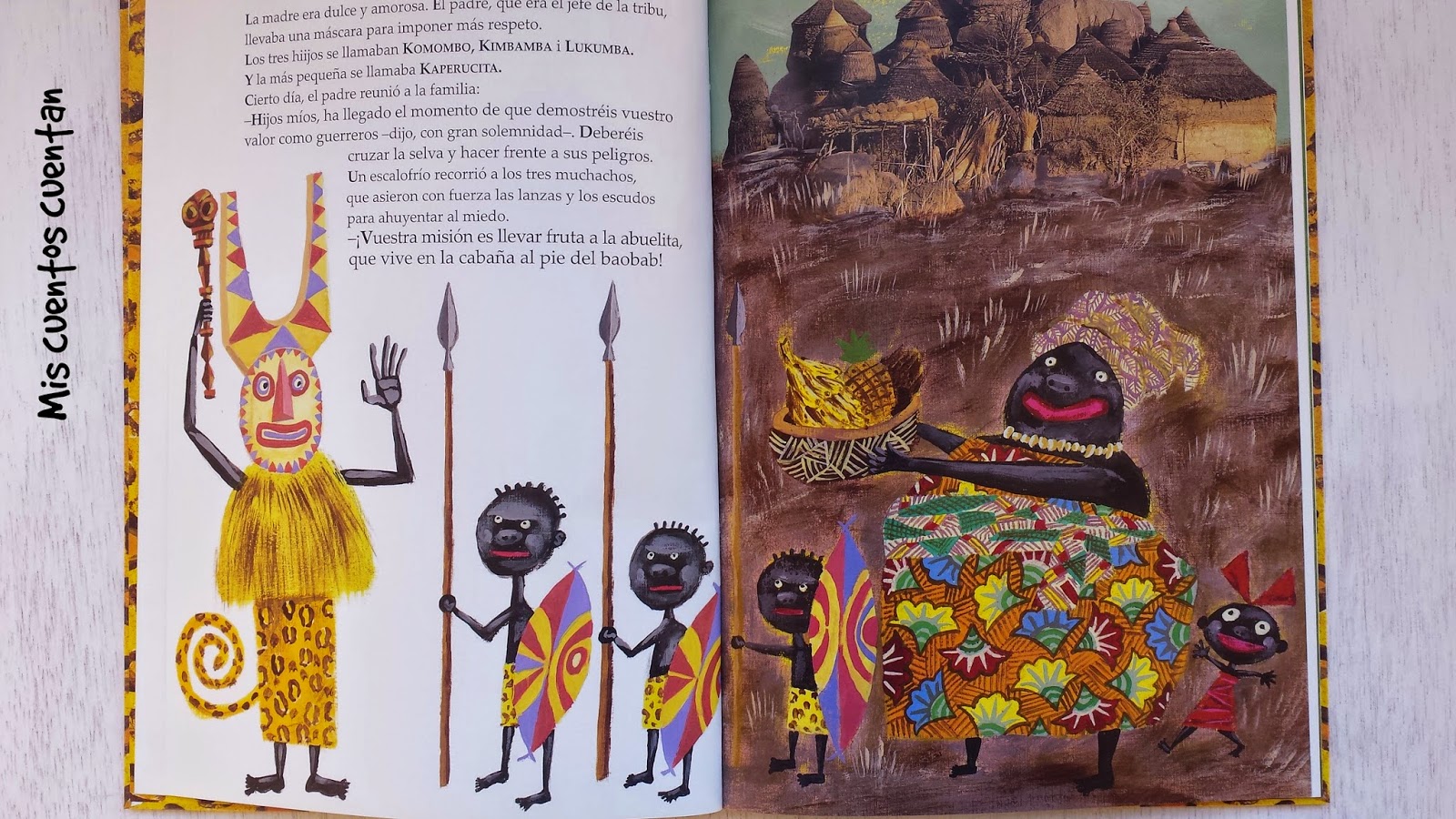 Mis cuentos cuentan: Kaperucita negra y el león feroz
