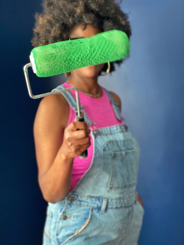 An Accent Wall Update with HGTV Home By Sherwin Williams- designaddictmom