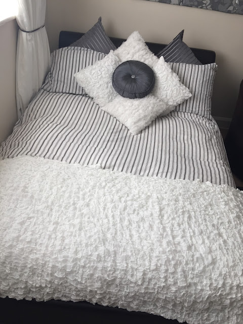 ikea ofelia white ruffle throw, ikea haul 2016