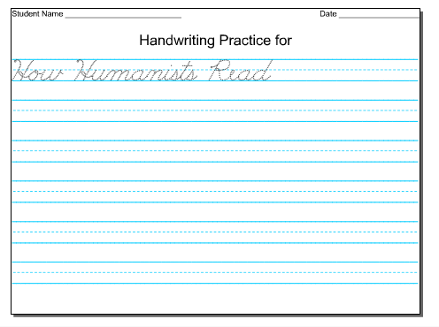 Handwriting Practice Name | Hand Writing