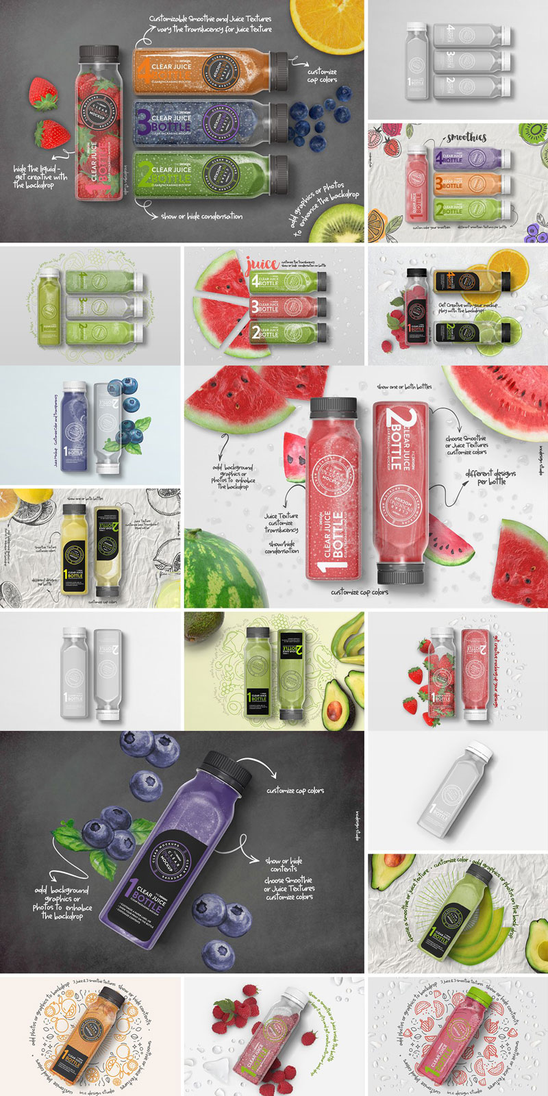 Clear Juice Smoothie Bottle Mockup 5580128 2 Clear Juice Smoothie Bottle Mockup 5580128 Download