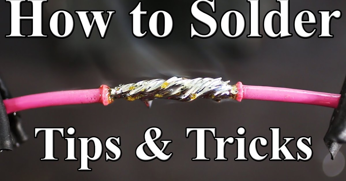 HOW TO SOLDER
