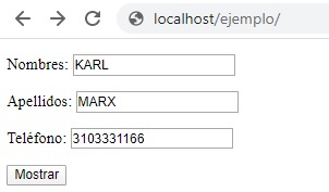 Llenar input HTML con Ajax