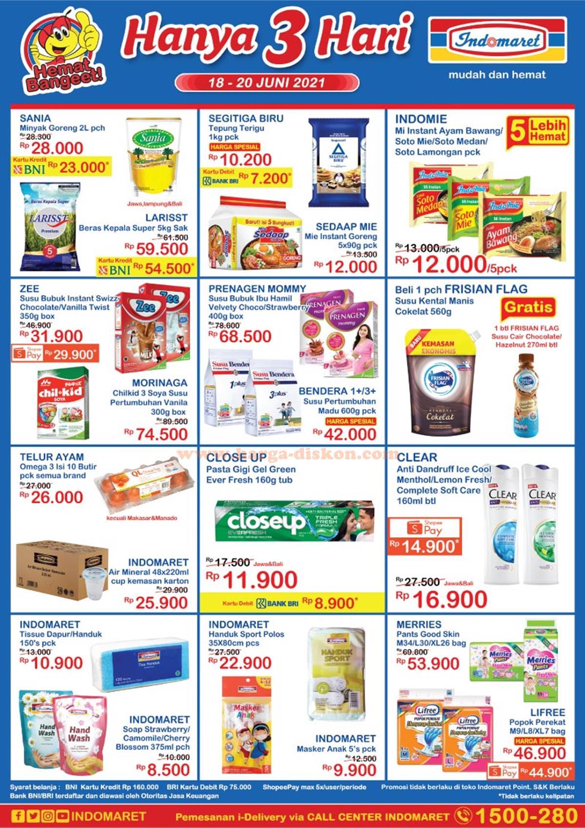 Selain promo akhir pekan, Indomaret setiap minggu juga mengeluarkan