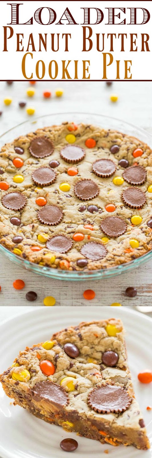 Loaded Peanut Butter Cookie Pie dessert recipes diabetics