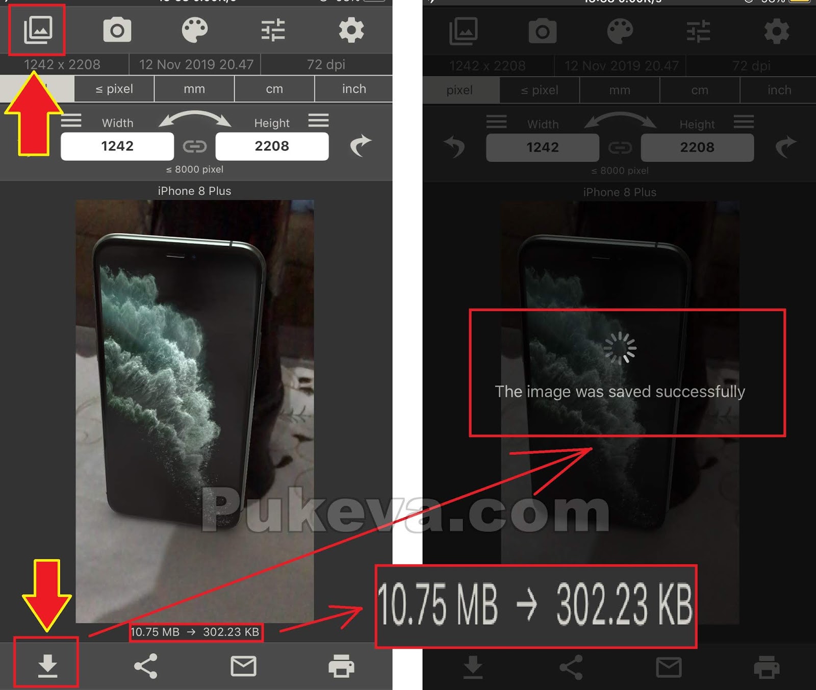 Cara Mudah Memperkecil Size Ukuran Foto Di Iphone Pukeva