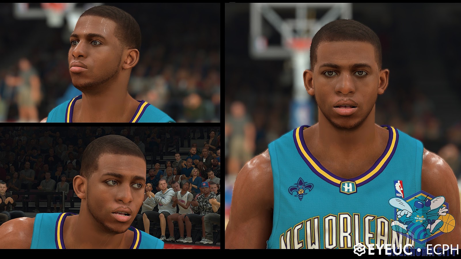 NBA 2K20 Chris Paul Cyberface and Body Model
