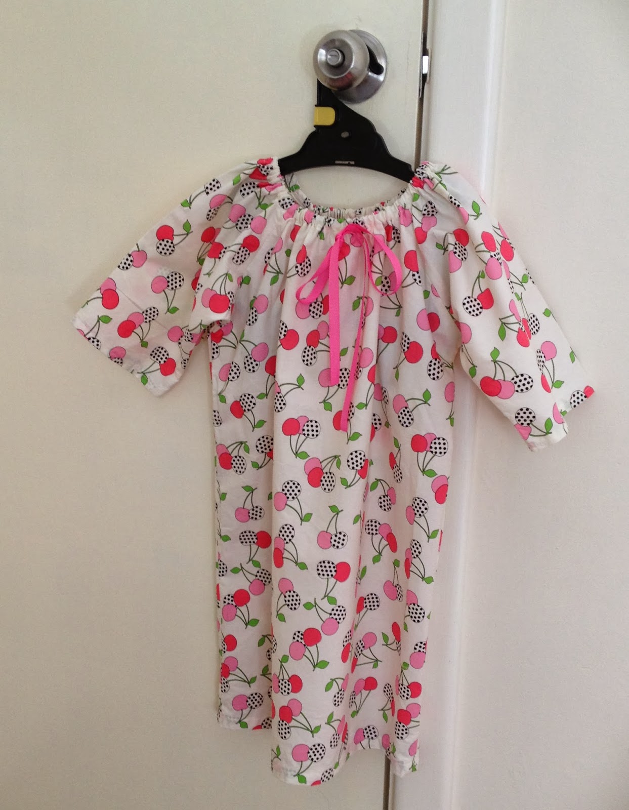 Created For You And Me Sewing project toddler night dress