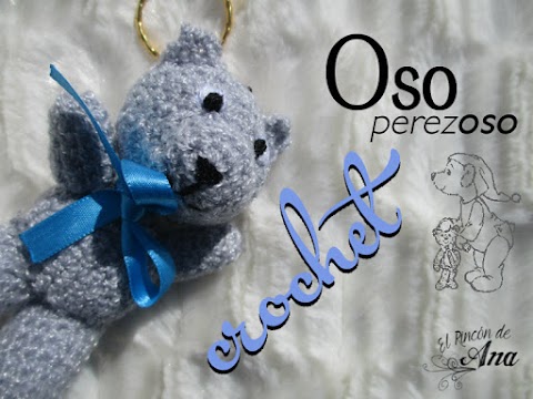 Oso tejido con ganchillo 