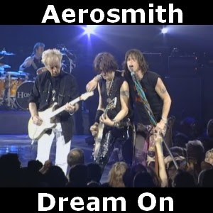 Aerosmith - Dream On lyric and chords letra y acordes de guitarra y piano