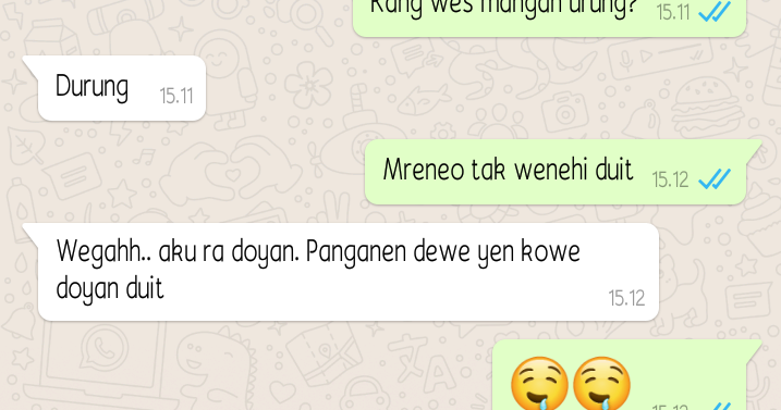 Kumpulan Chat Wa Whatsapp Lucu Bahasa Jawa Warta Pagi