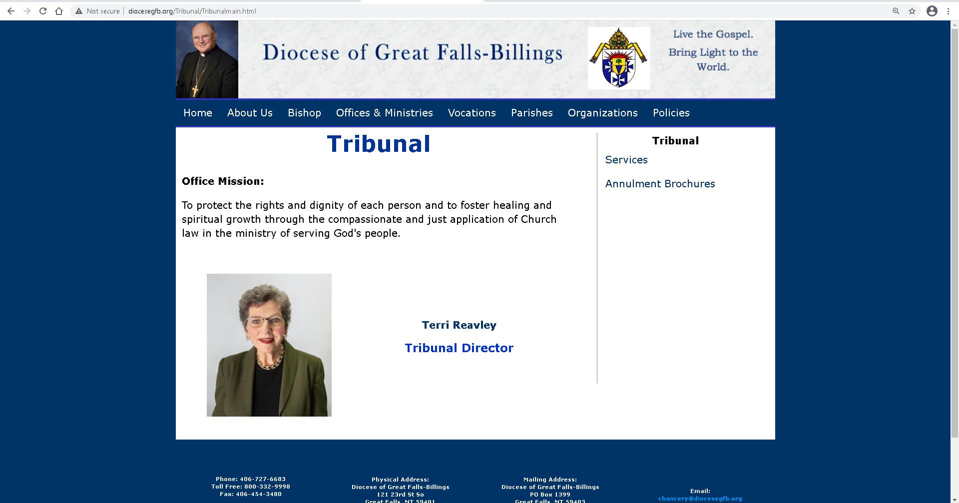 Catholic Diocese of Great FallsBillings 2023