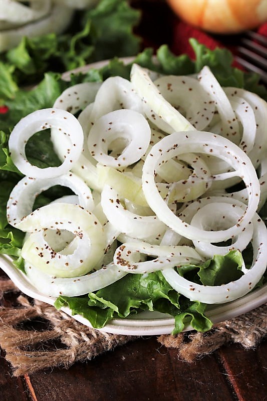 Marinated Vidalia Onion Salad | The Kitchen is My Playground