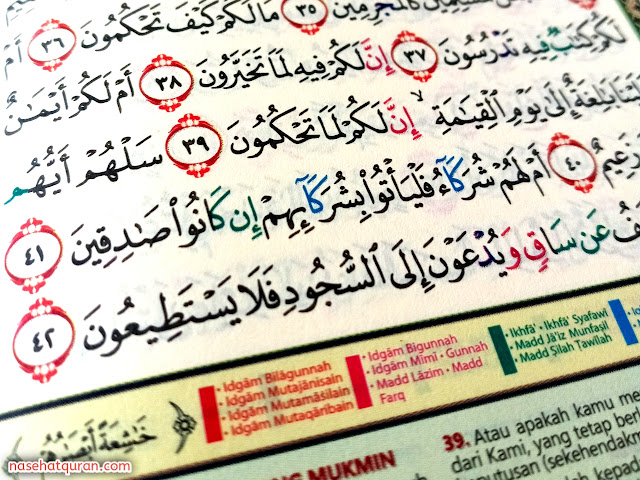 Hukum Mim Mati dan Contohnya dalam Al Quran