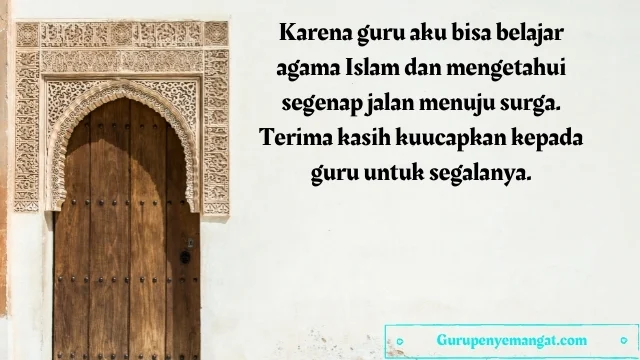 Kata-kata Mutiara untuk Guru Agama Islam Tercinta