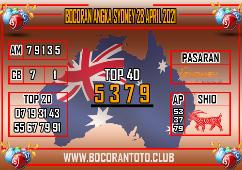Bocoran Angka Sydeny 28 April 2021