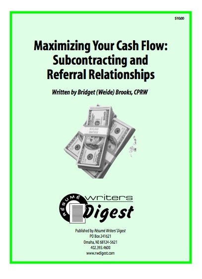 Resume Writers Digest Securing Referrals From Other Resume Writers