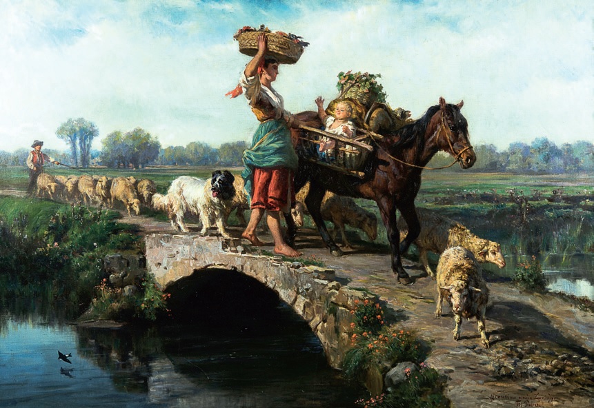 Vasto Gallery Filippo Palizzi, “Ritorno dai campi”.