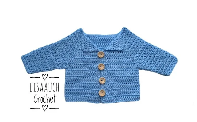 newborn crochet cardigan free pattern