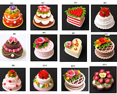 Handmade Mini Cakes With Polymer Clay For Sale