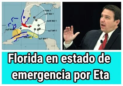 Gobernador de Florida declara estado de emergencia por Eta