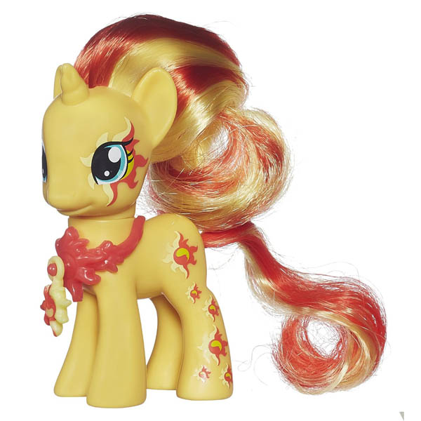 My Little Pony G4 3" Brushable Lemony Gem And Sunset Shimmer MLP