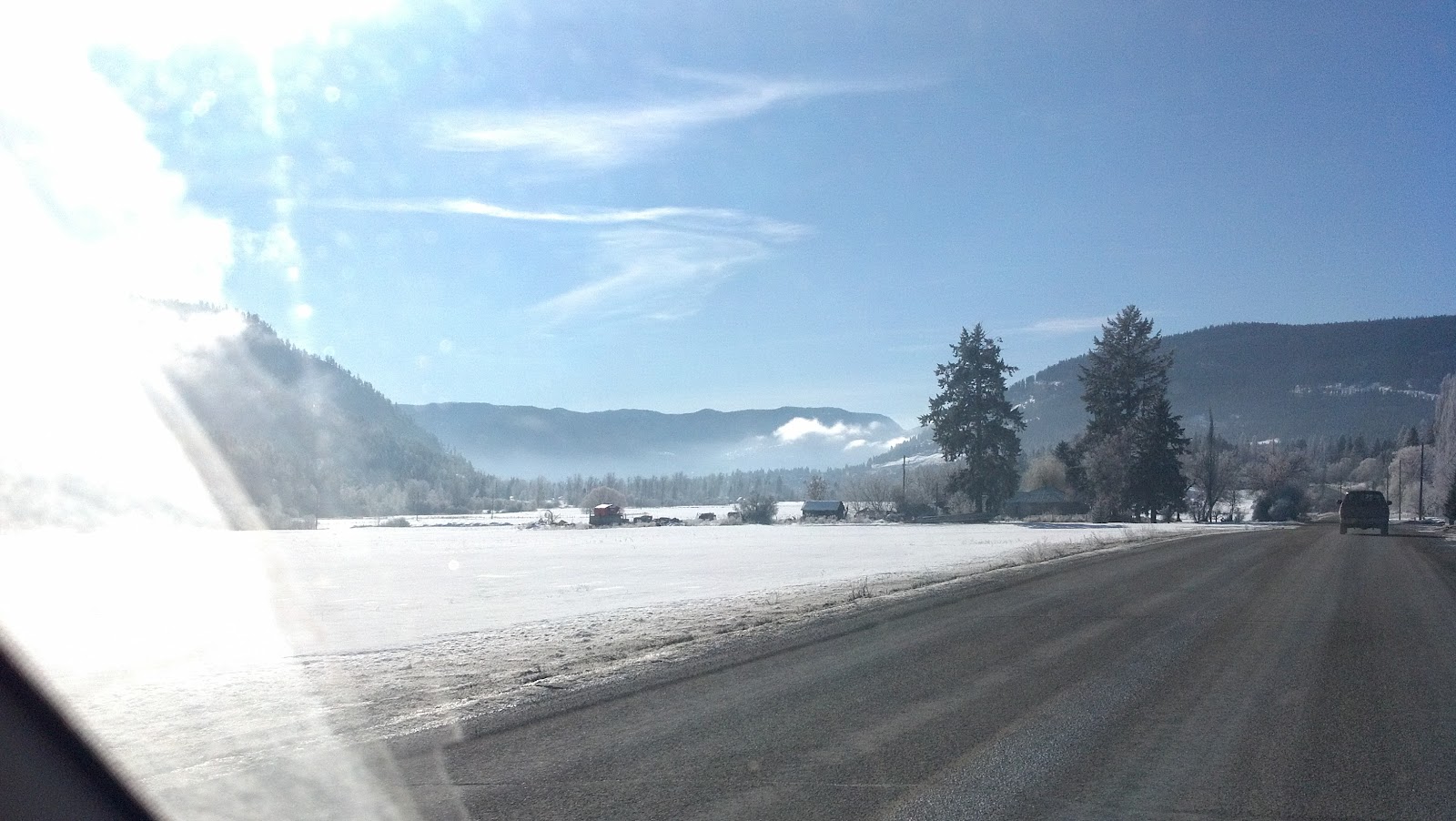 Robert's thoughts for today... Sunshine in Lumby BC