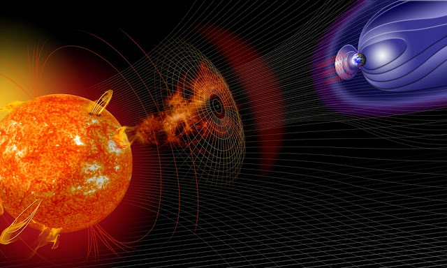 Магнитосферы Земли и Солнца