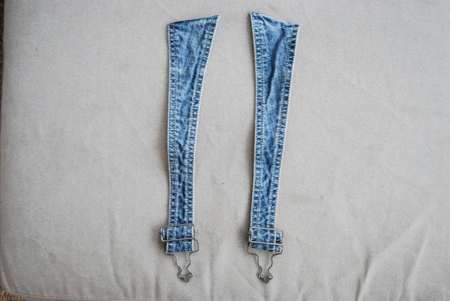 bolso hecho a partir de un vaquero viejos.