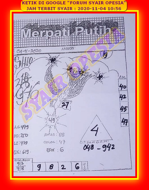 1 New Message) Kode Syair Sydney 4 November 2020 - Forum Syair Togel  Hongkong Singapura Sydney