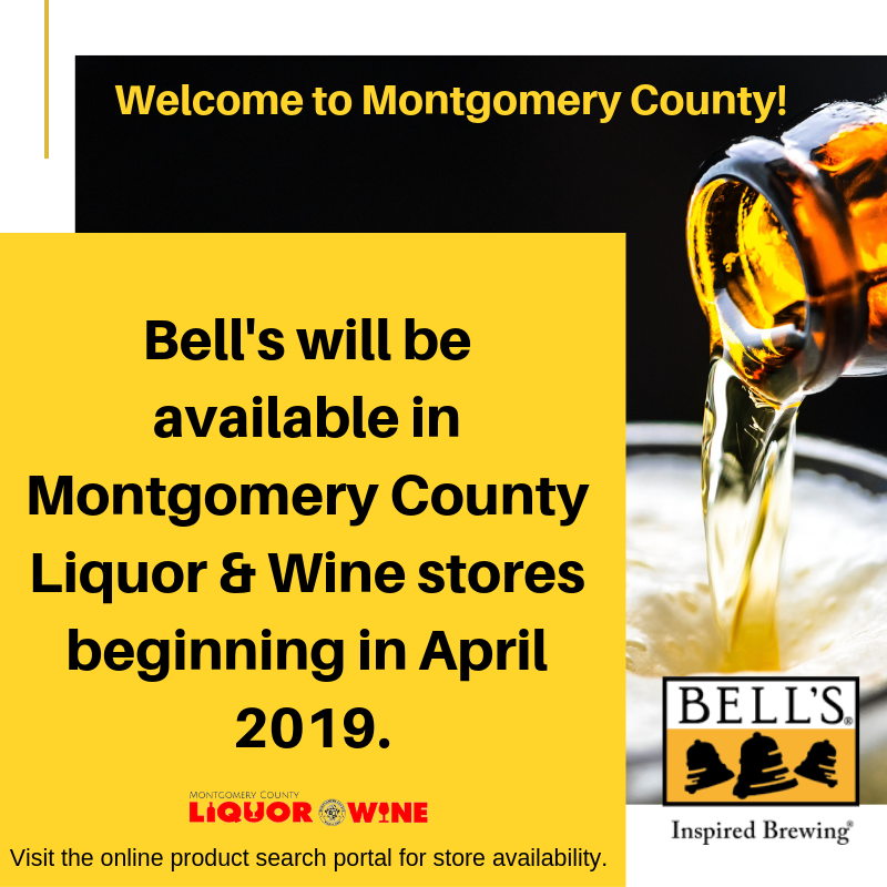 Montgomery County Updates Department of Liquor Control to Offer Bell’s