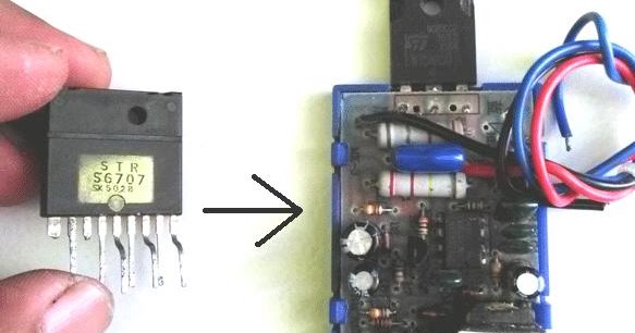 S5707 микросхема описание схема подключения Bahar Electronic