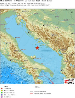 Cutremur moderat cu magnitudinea de 5,5 grade in Marea Adriatica