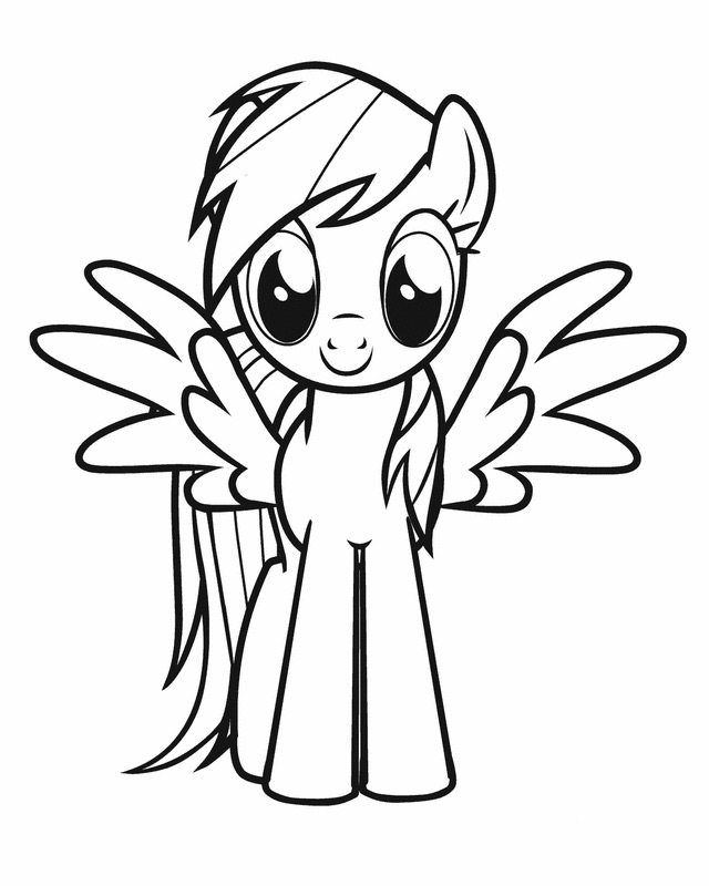 my little ponys coloring pages - photo #13