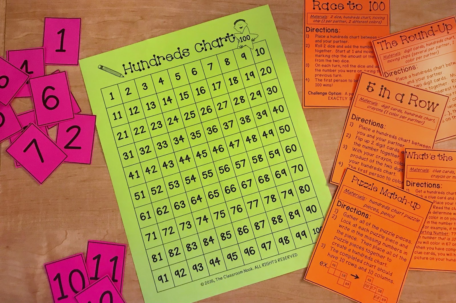 Hundreds Chart Games Printable