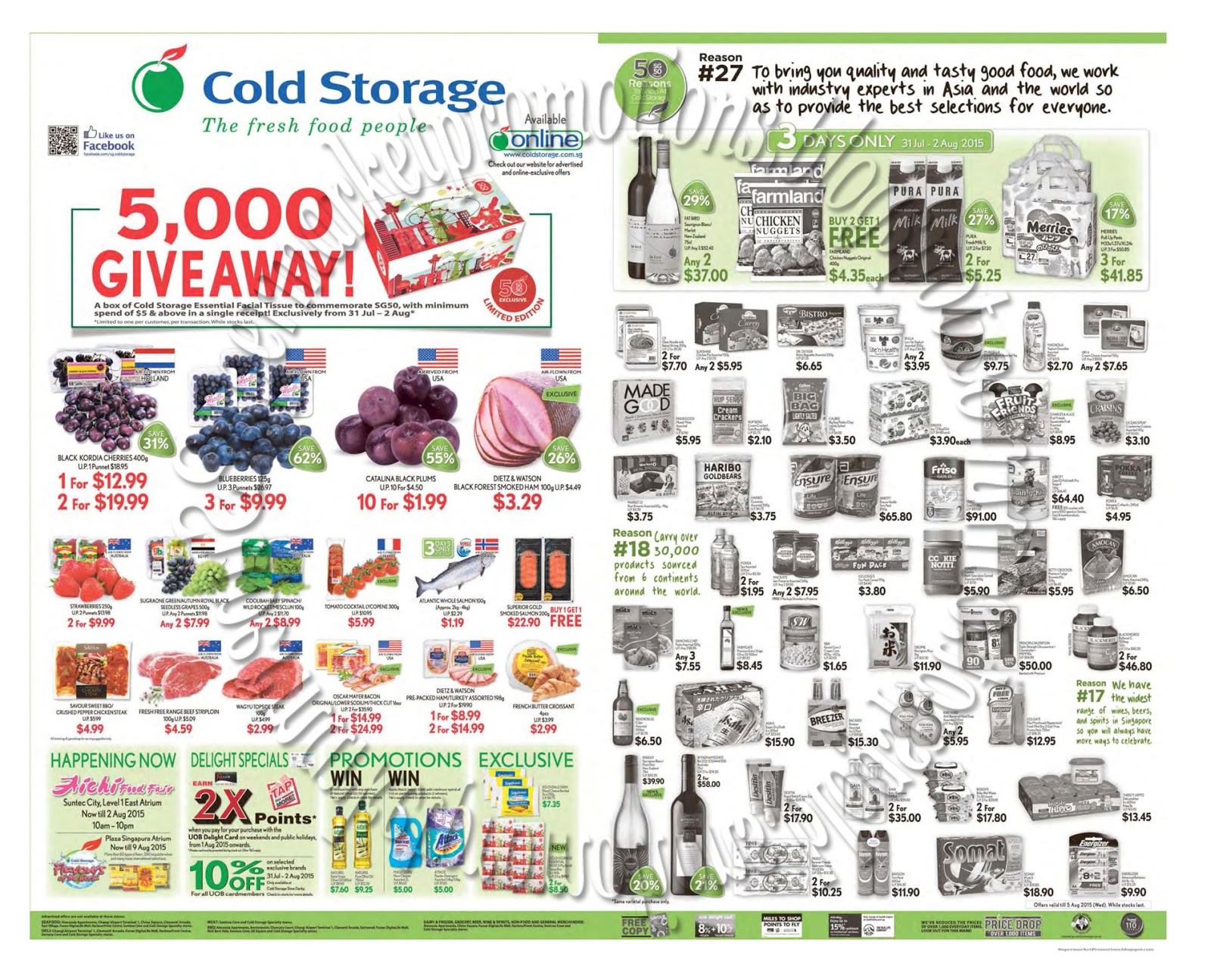Cold Storage Weekly Promotion 31 July 05 August 2015 Supermarket