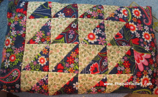 rice bag in quilted cover