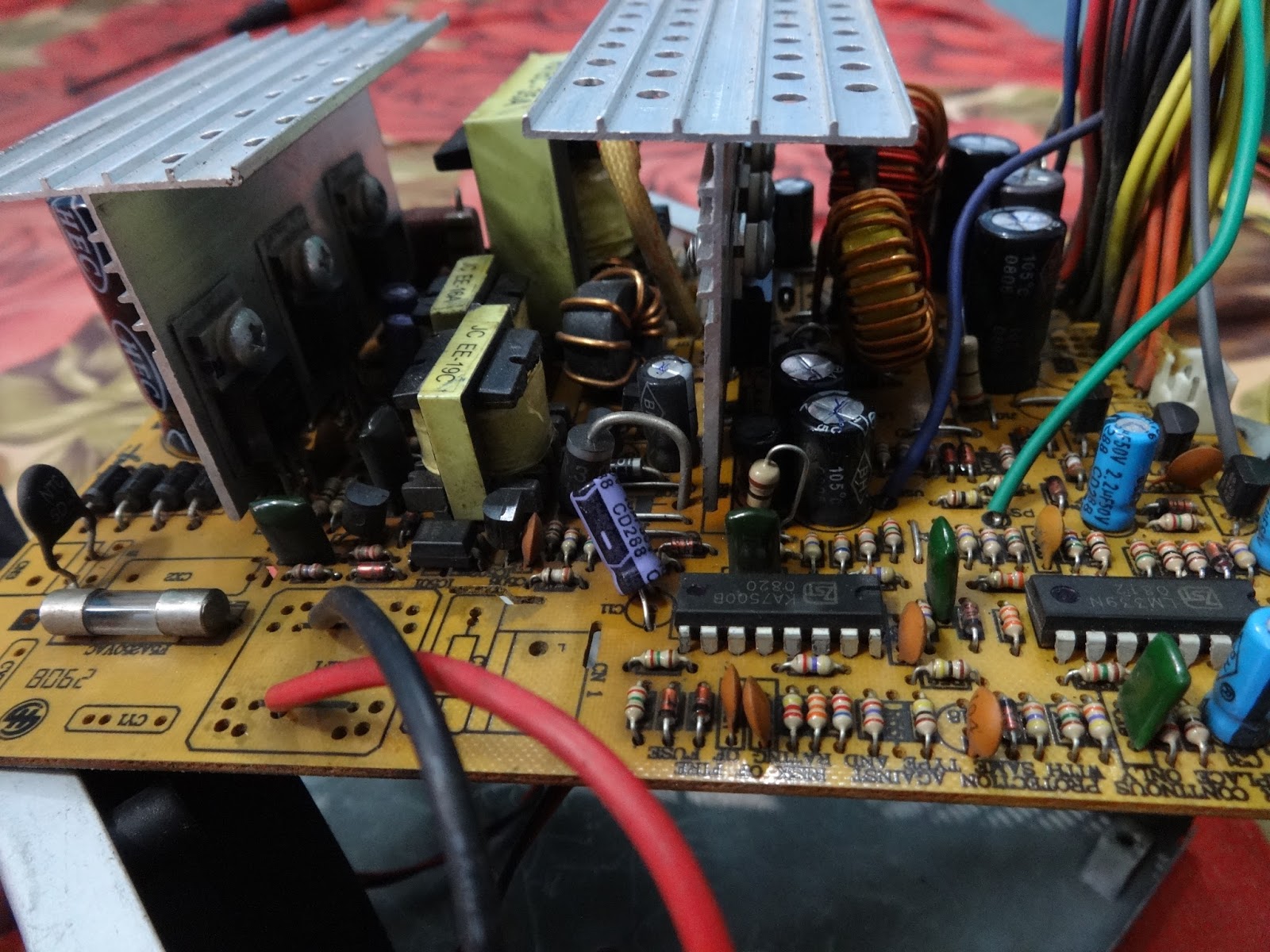 PSU (Power Supply Unit) Circuit Board Diagram and Repair Guide ~ Amits