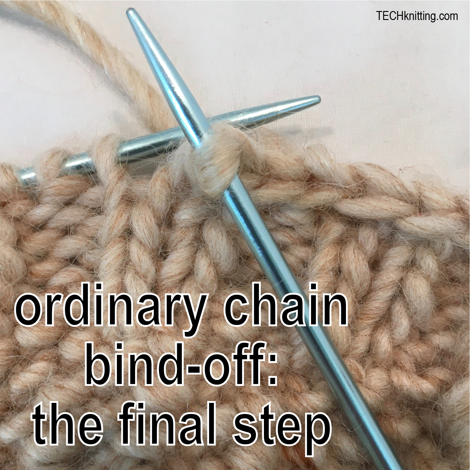 TECHknitting: Skimming in ends with a knitpicker