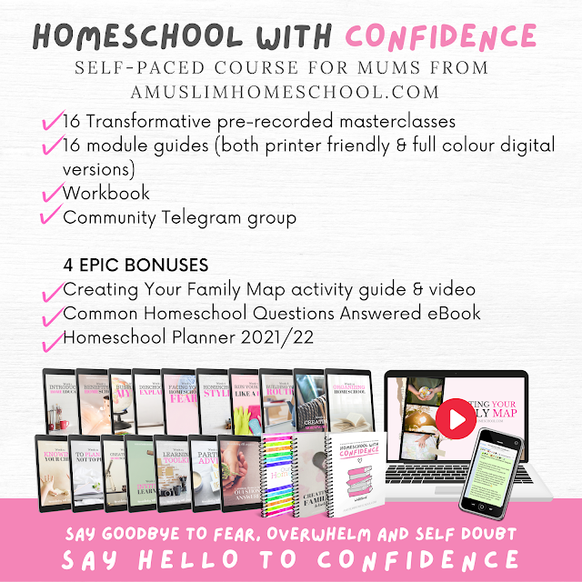 Homeschool With Confidence course for muslim homeschoolers