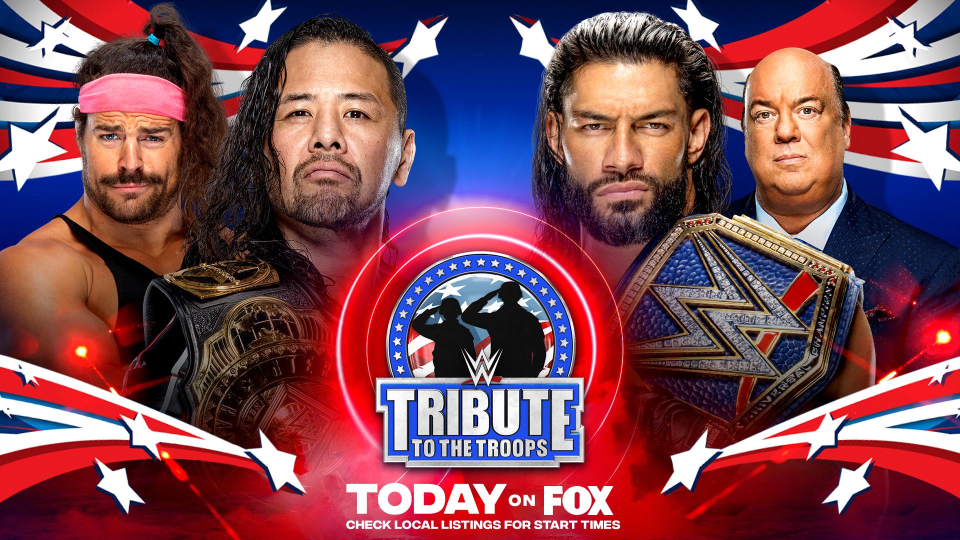 Cobertura: WWE Tribute to the Troops 2021 – Obrigado!