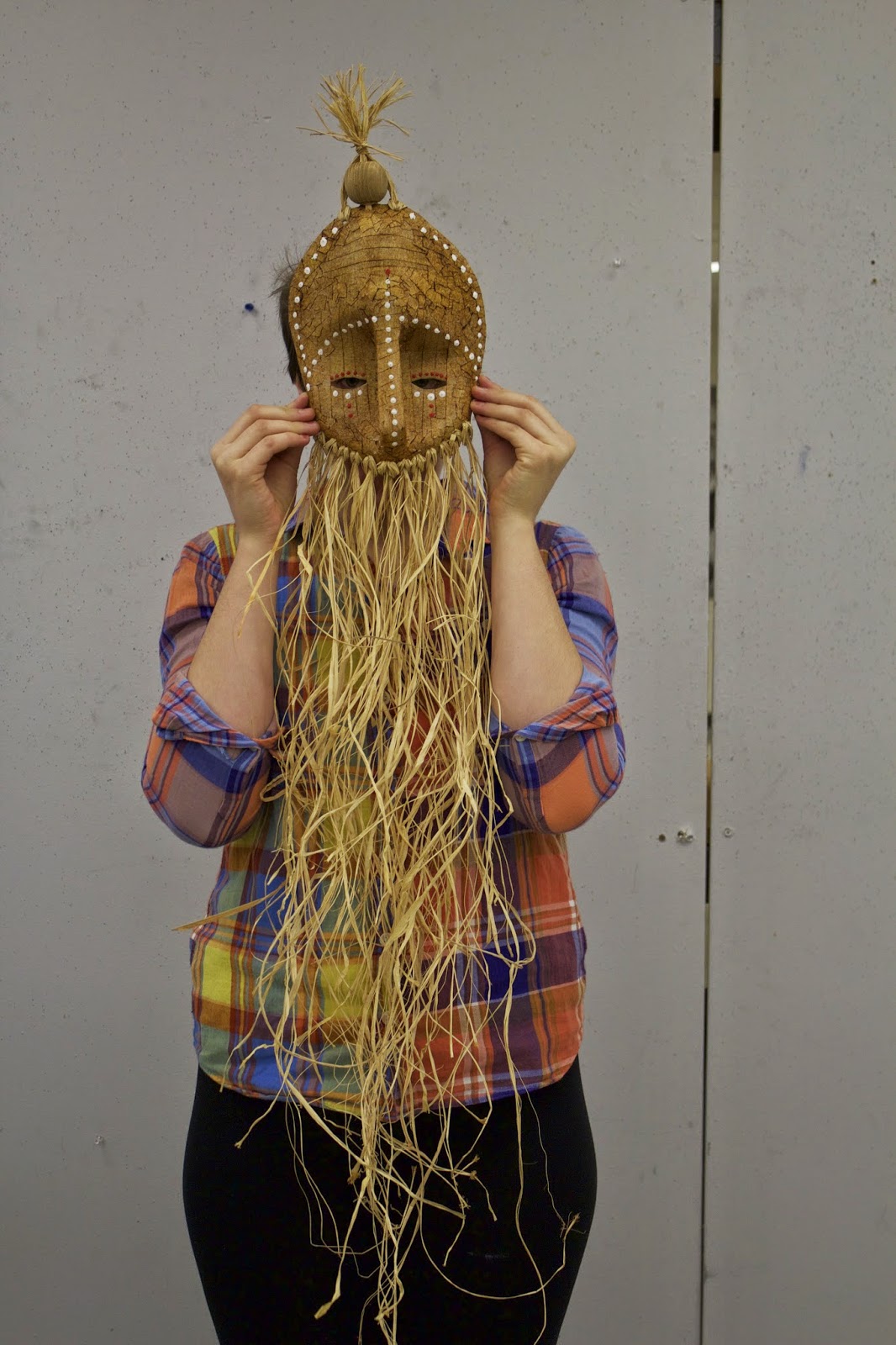 The Art of Kids Milk Jug African Masks