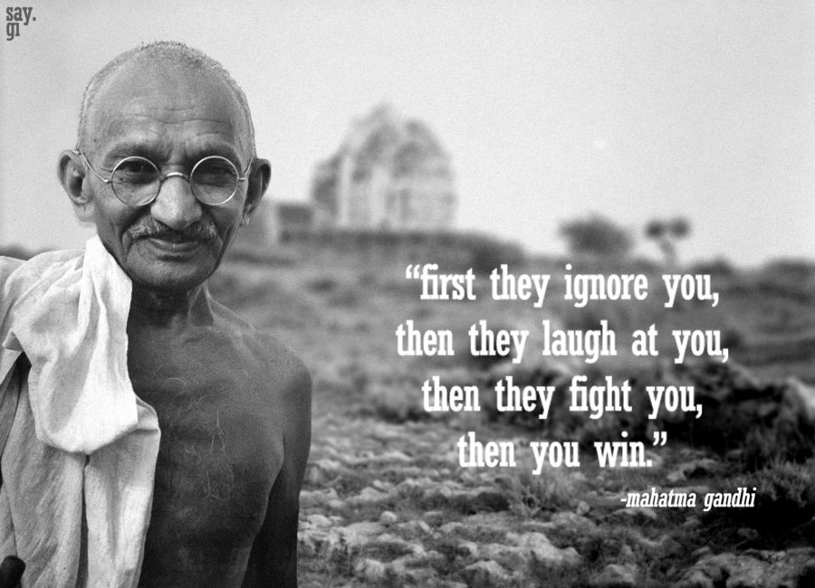 Activating Thoughts: Picture Quotes By Mahatma Gandhi