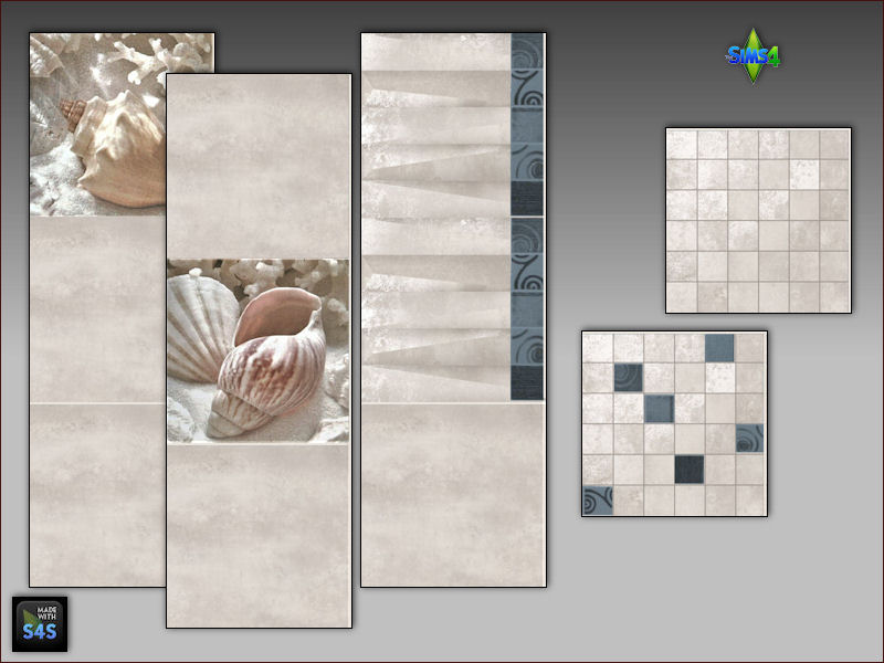 Badfliesen für Wände und Böden/Bath tiles for walls and floors