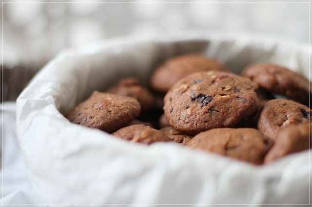 Mein Leben und das Backen...: Haselnuss-Schoko-Cookies