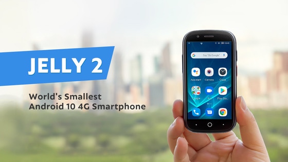 Jelly 2, World's Smallest Android 10 4G Smartphone