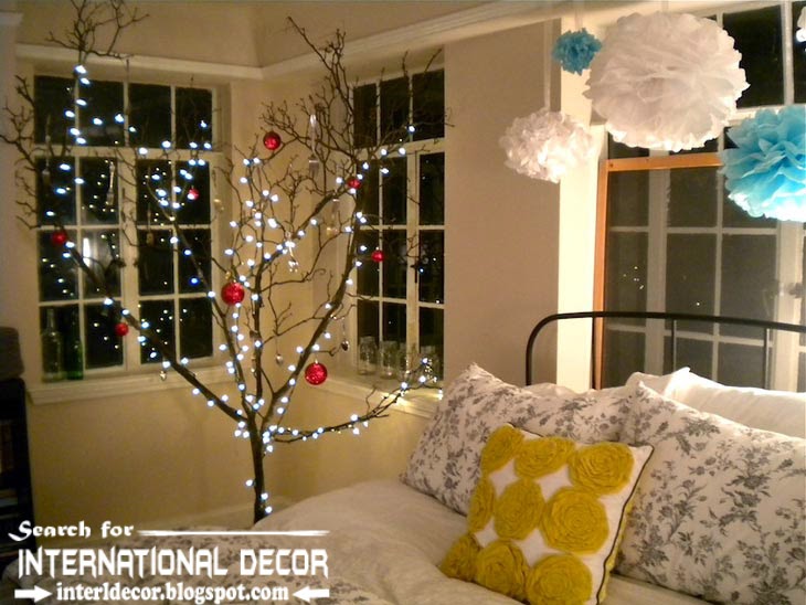 Christmas decorations for bedroom 2015 in new year, Christmas tree for ...