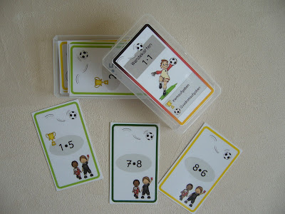 Ideenreise: Wendekarten zum Einmaleins mit Fußballmotiven