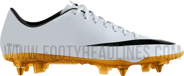 Nuevos botines Nike de Cristiano Ronaldo blancos y dorados edición limitada